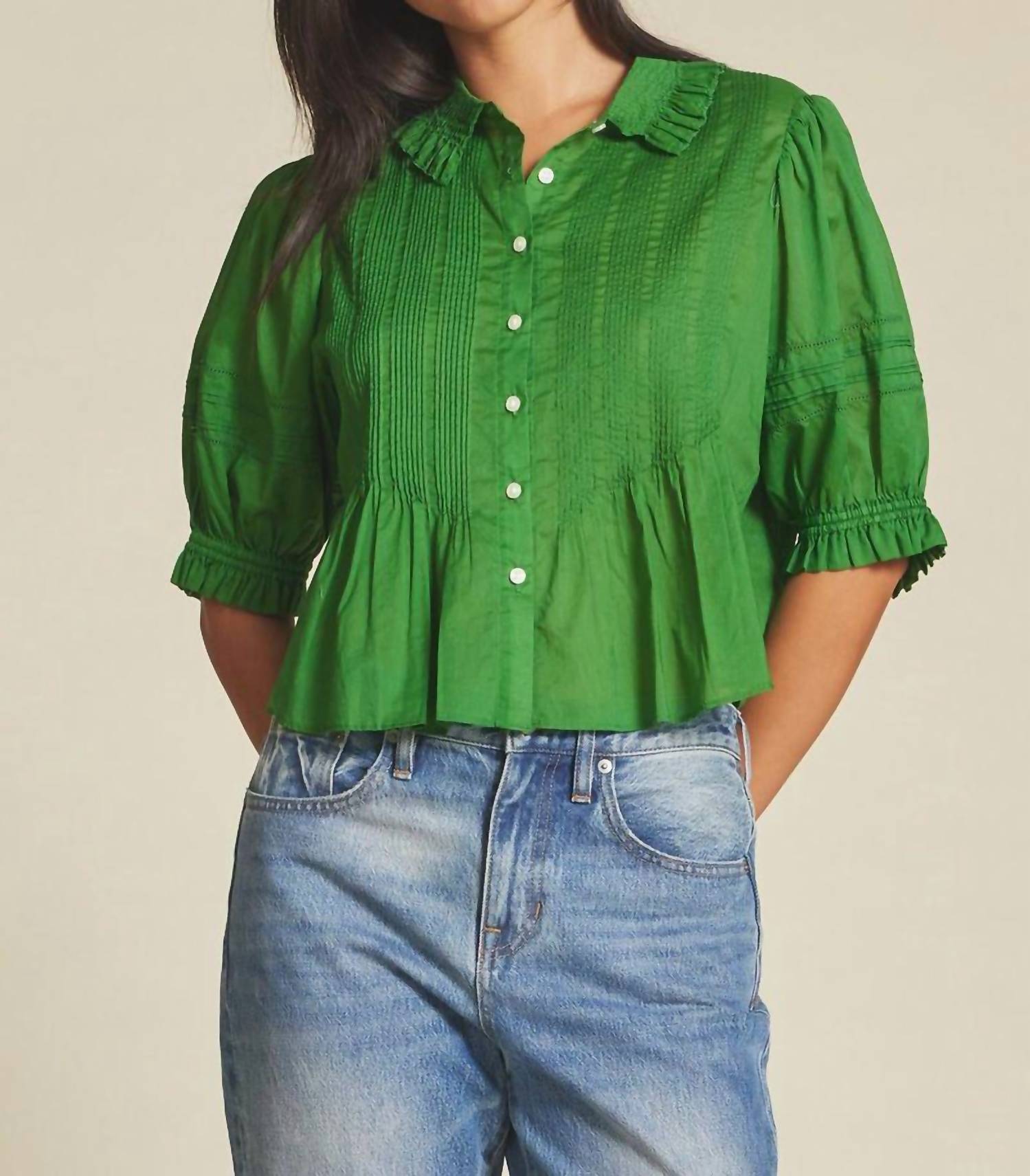Trovata - Jess Pintucked Blouse