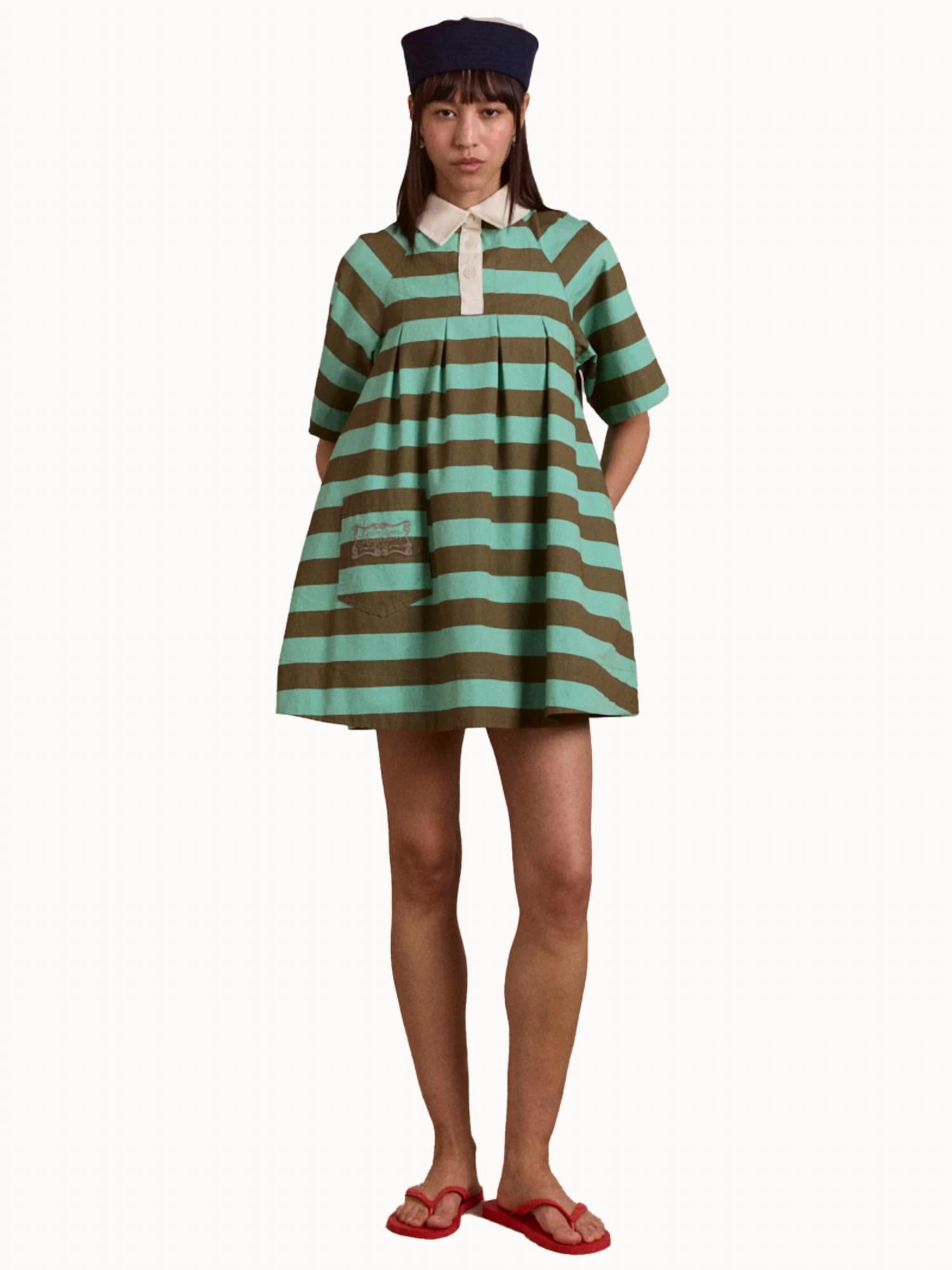 Damson Madder - Maggie Mini Polo Dress