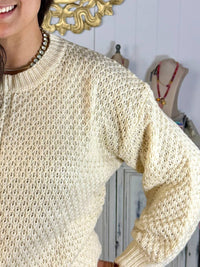 Vine & Love - Waffle Weave Sweater