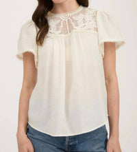 Blu Pepper - The Saffron Lace Top