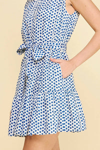 Pinch - Polka Dot Tiered Mini Dress