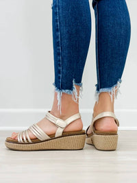 Corkys Footwear - Women's Bright As The Sun Strappy Wedge Sandals