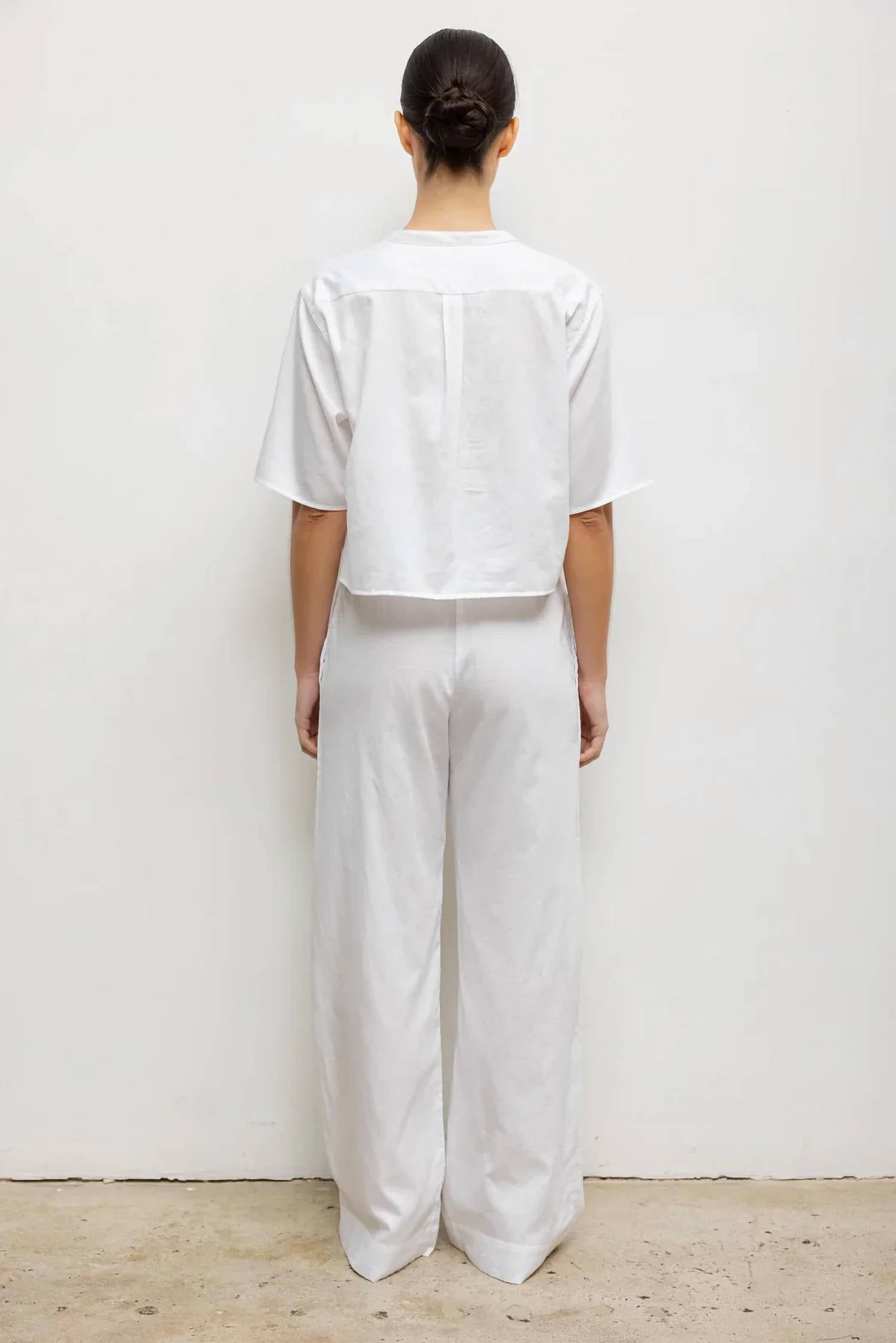 Leset - Yoko Short Sleeve Henley Top