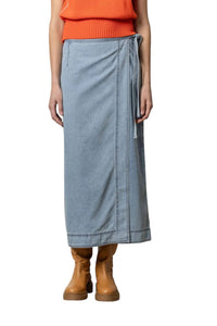 Lilla P - Denim Wrap Skirt