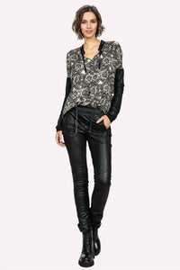 Beate Heymann Classic Straight Jogger in black - women's pants - alternate view