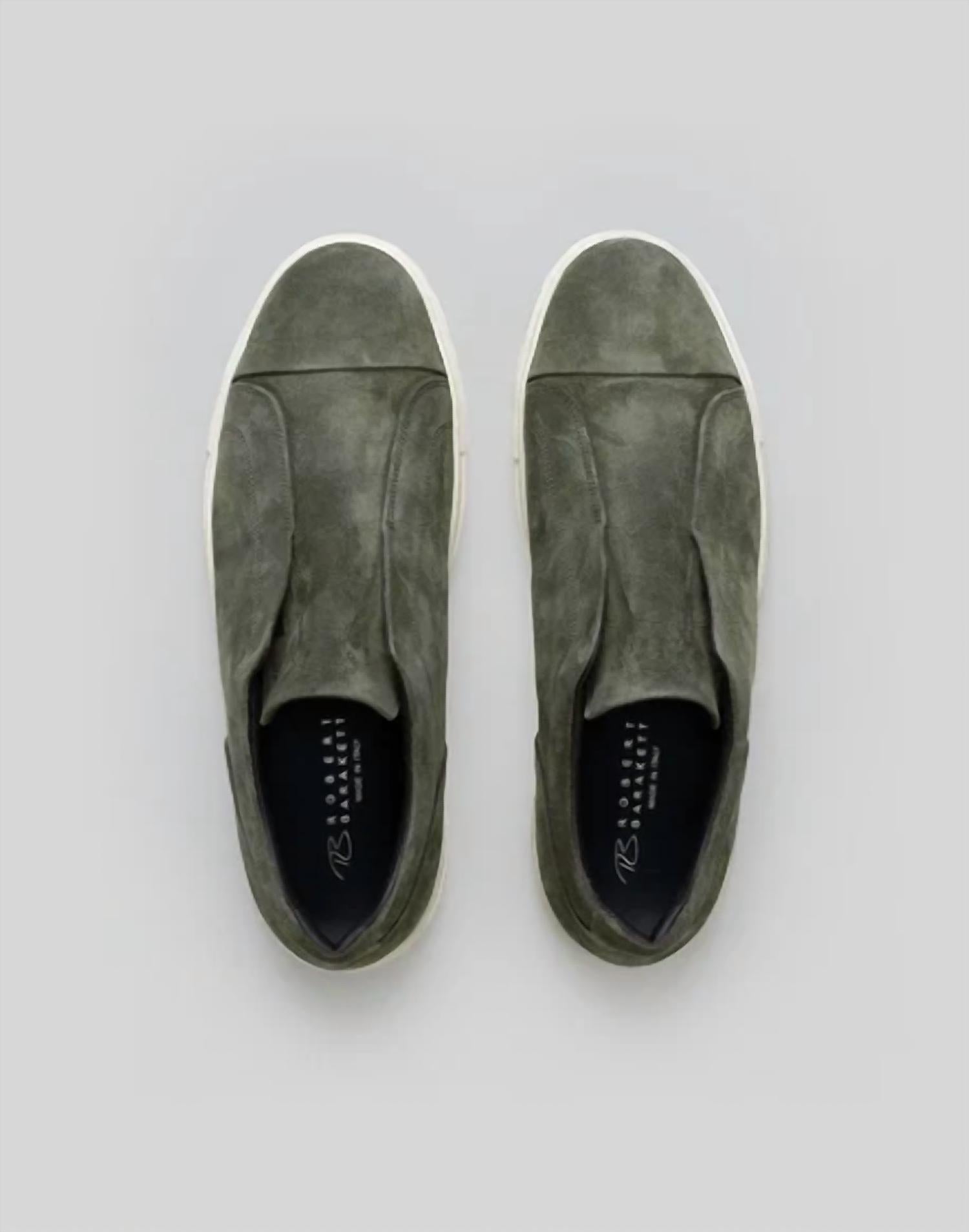 Robert Barakett - Men's Catro Suede Sneaker