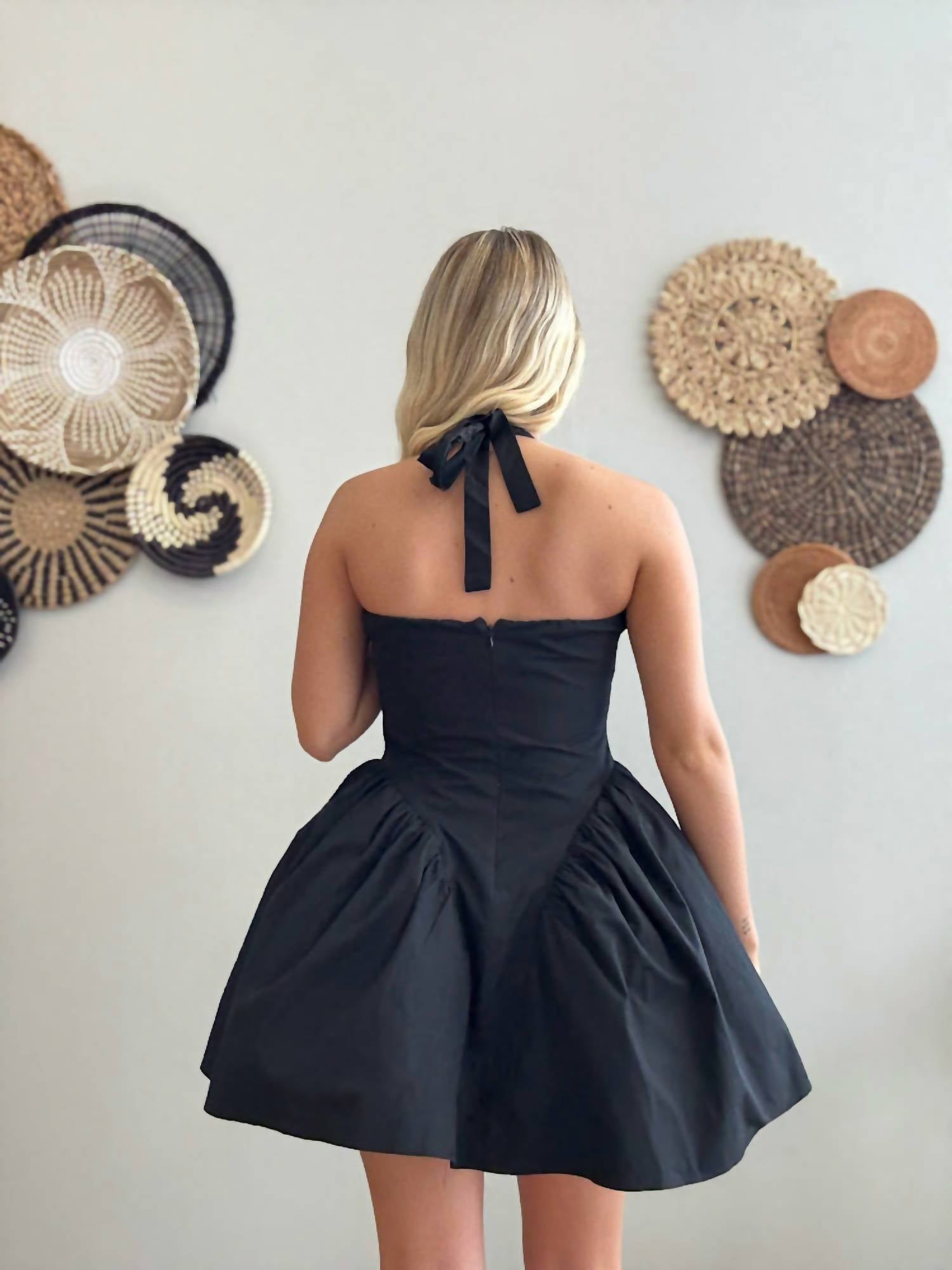 Better Be - Backstage Halter Bubble Dress