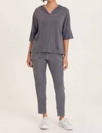 Wearables Kiefer Slim Pant in grey - women's pants