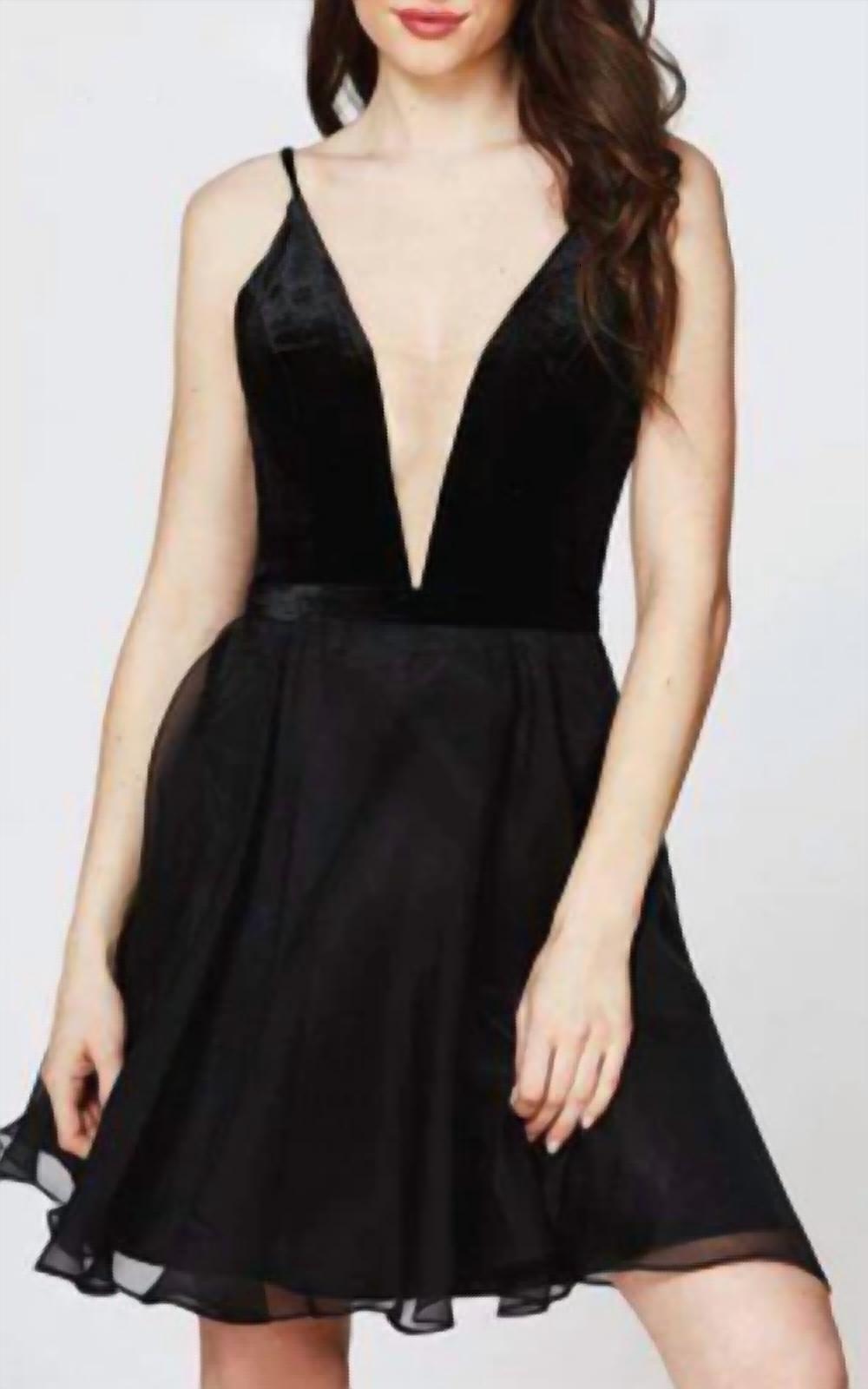 Angela & Alison - Velvet dress