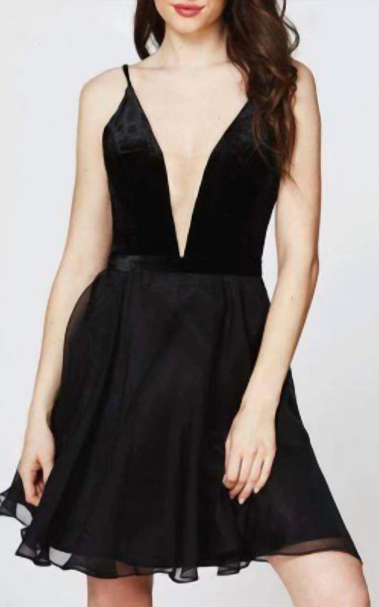 Angela & Alison - Velvet dress