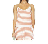 Bobi - Striped Terry Knit Tank Top