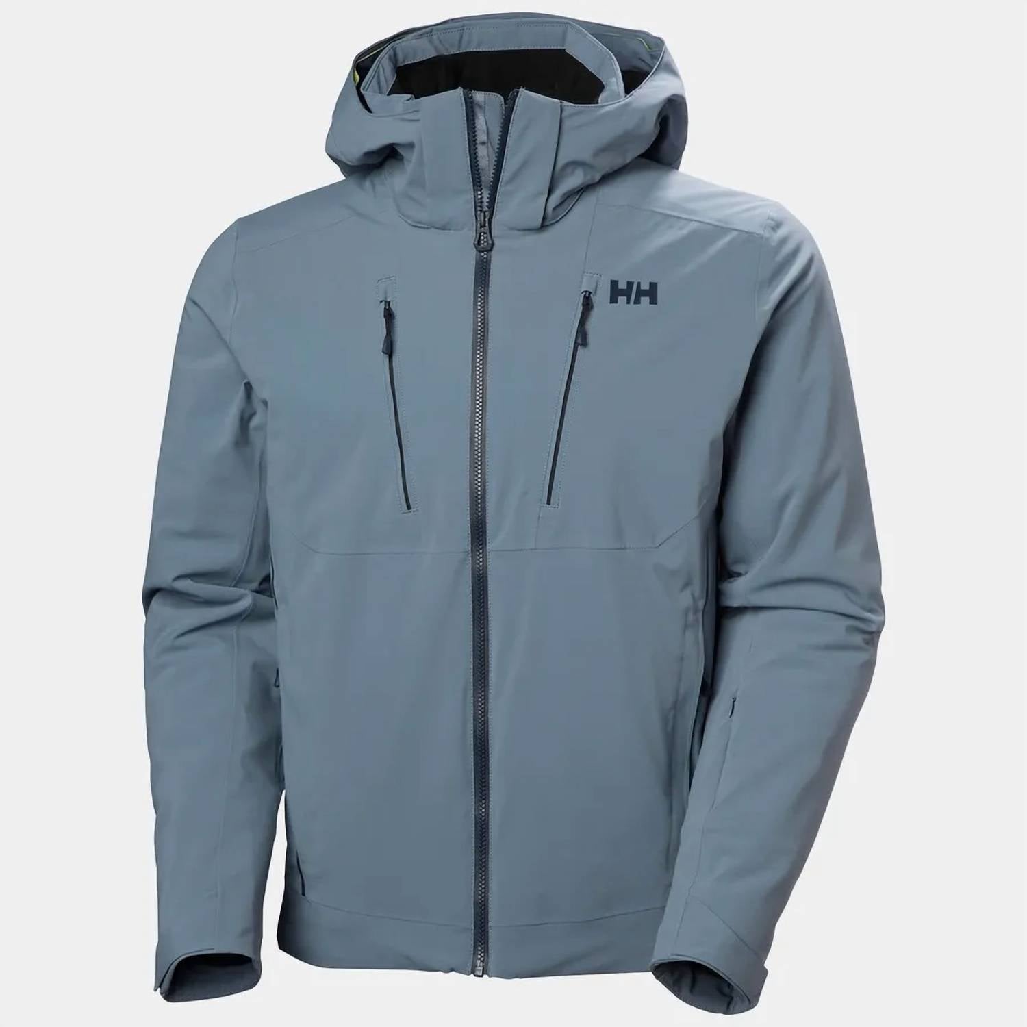 Helly Hansen Alpha 4.0 Jacket in washed navy - men's jacket - detail view