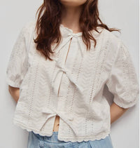 Melissa Nepton - Giana Tie Front Blouse