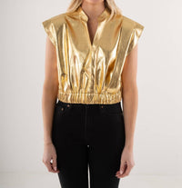 Emily Mccarthy - Vegan Leather Evie Top