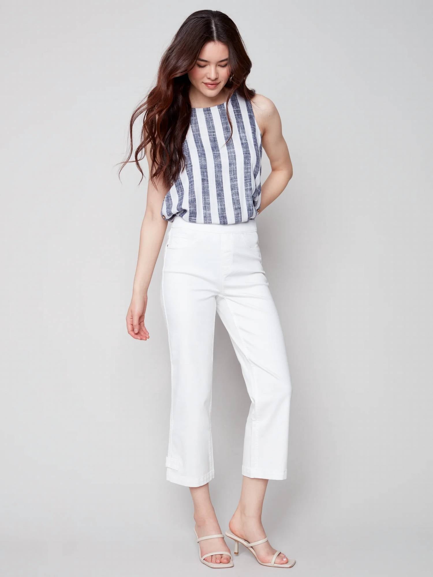 Charlie B - Mid Rise Relaxed Denim Pant