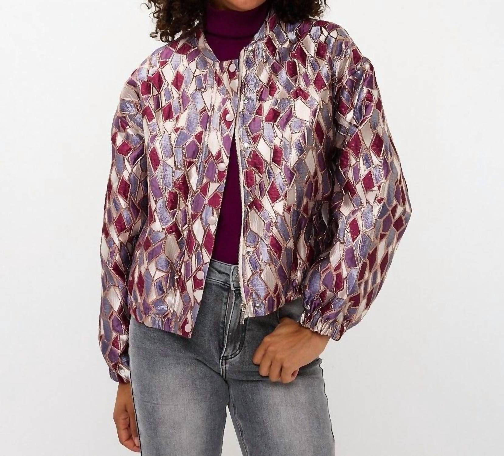 Esqualo - Metallic Bomber Jacket