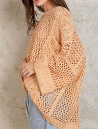 Contrast Knit Spring Sweater