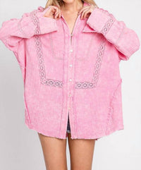 Sewn And Seen - Farrah Trim Detail Button Down Shirt