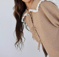 Klesis - Opalite Lace Collar Sweater