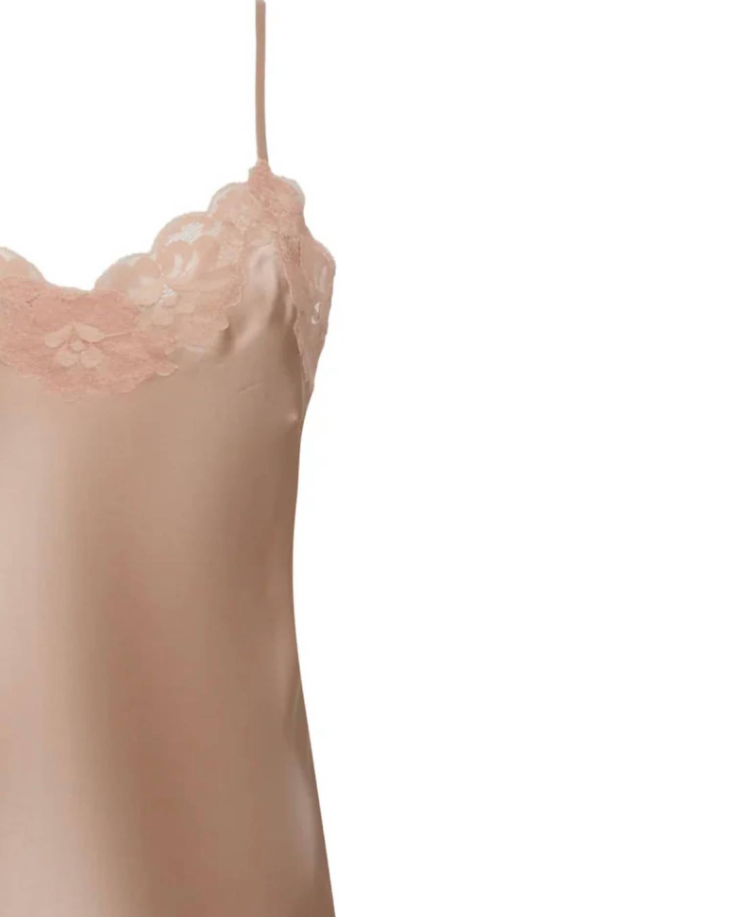 Gold Hawk - Women's Silk Floral Lace Camisole