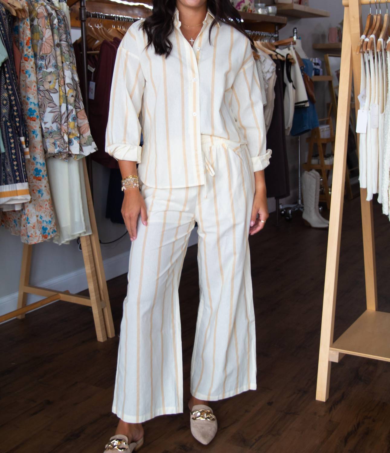 Miou Muse - Morgan Stripe Pants