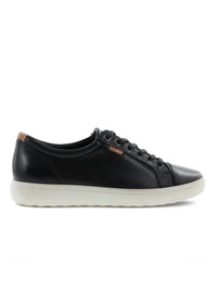 ECCO WOMEN'S SOFT 7 SNEAKER in black - women's sneaker - detail view