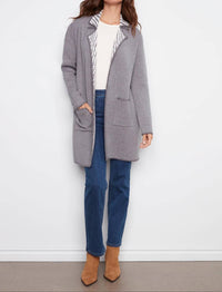 Charlie B - Blanket Stitch Long Cardigan