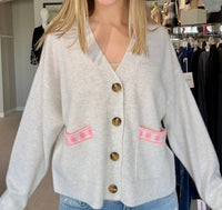 Brodie Cashmere - Geo Cardigan