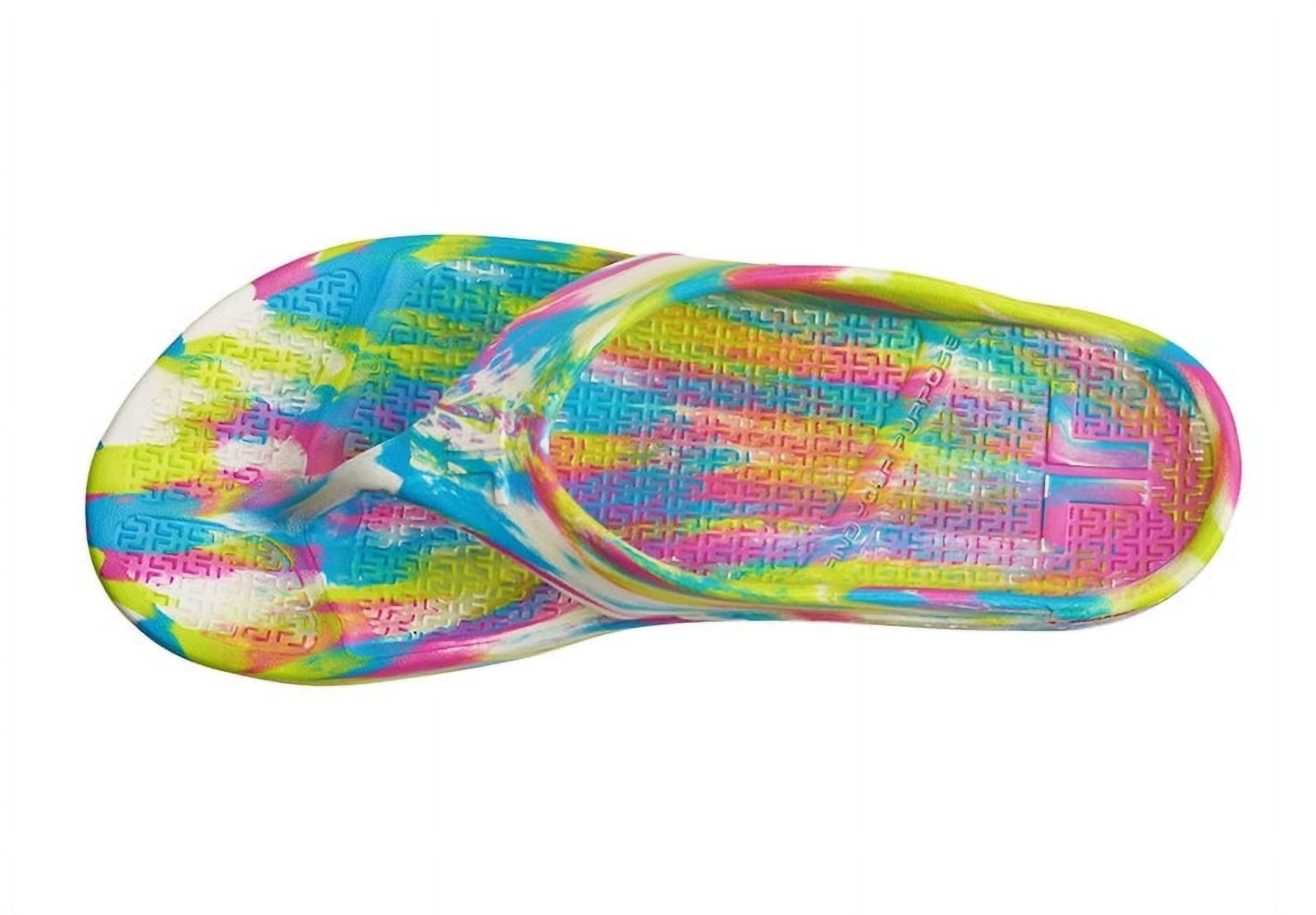 Telic Women's Energy Flip Flop in cotton candy - women's shoe - detail view