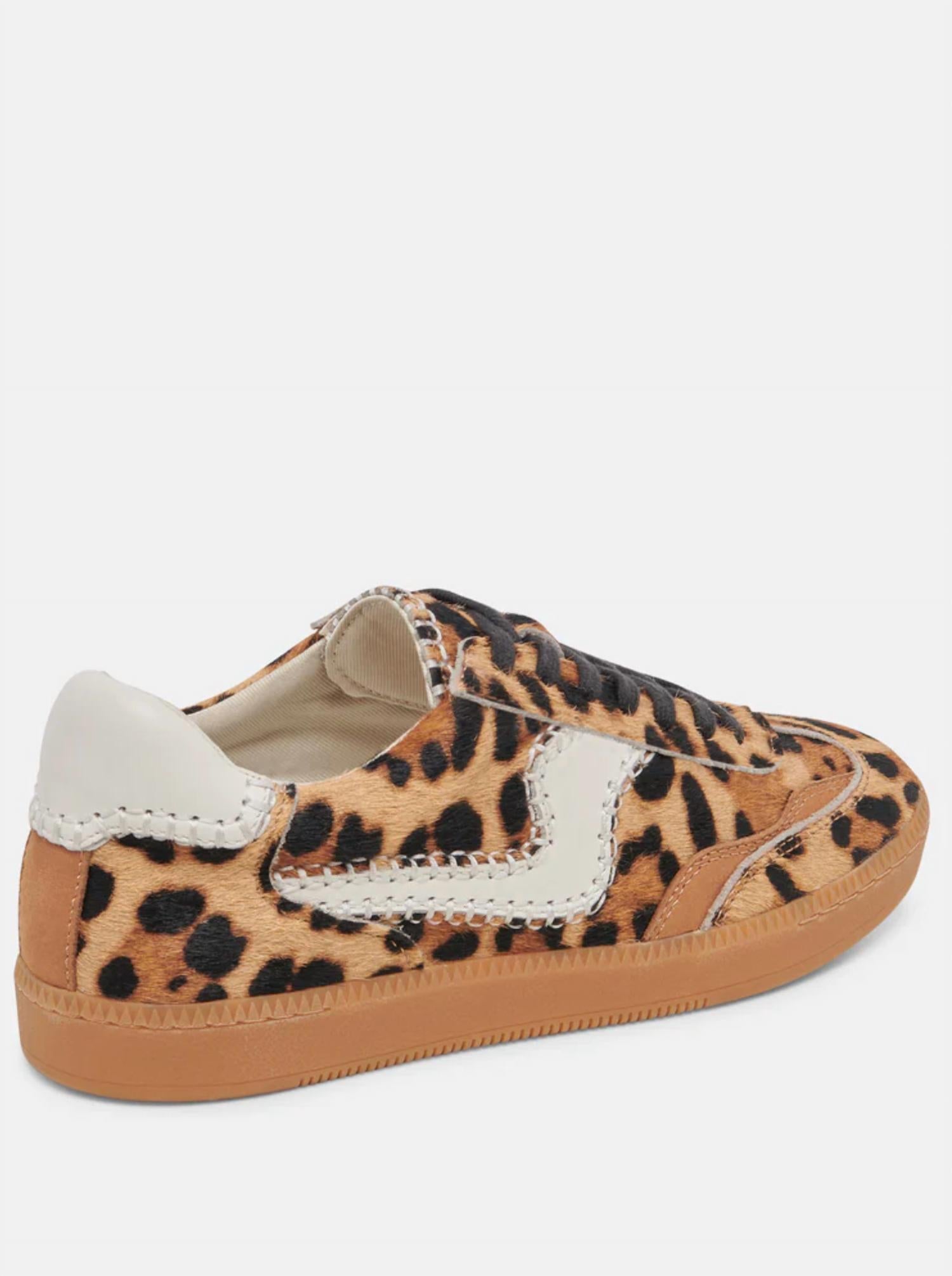 Dolce Vita Women's Notice Stitch Sneaker in dark leopard - women's sneaker - alternate view