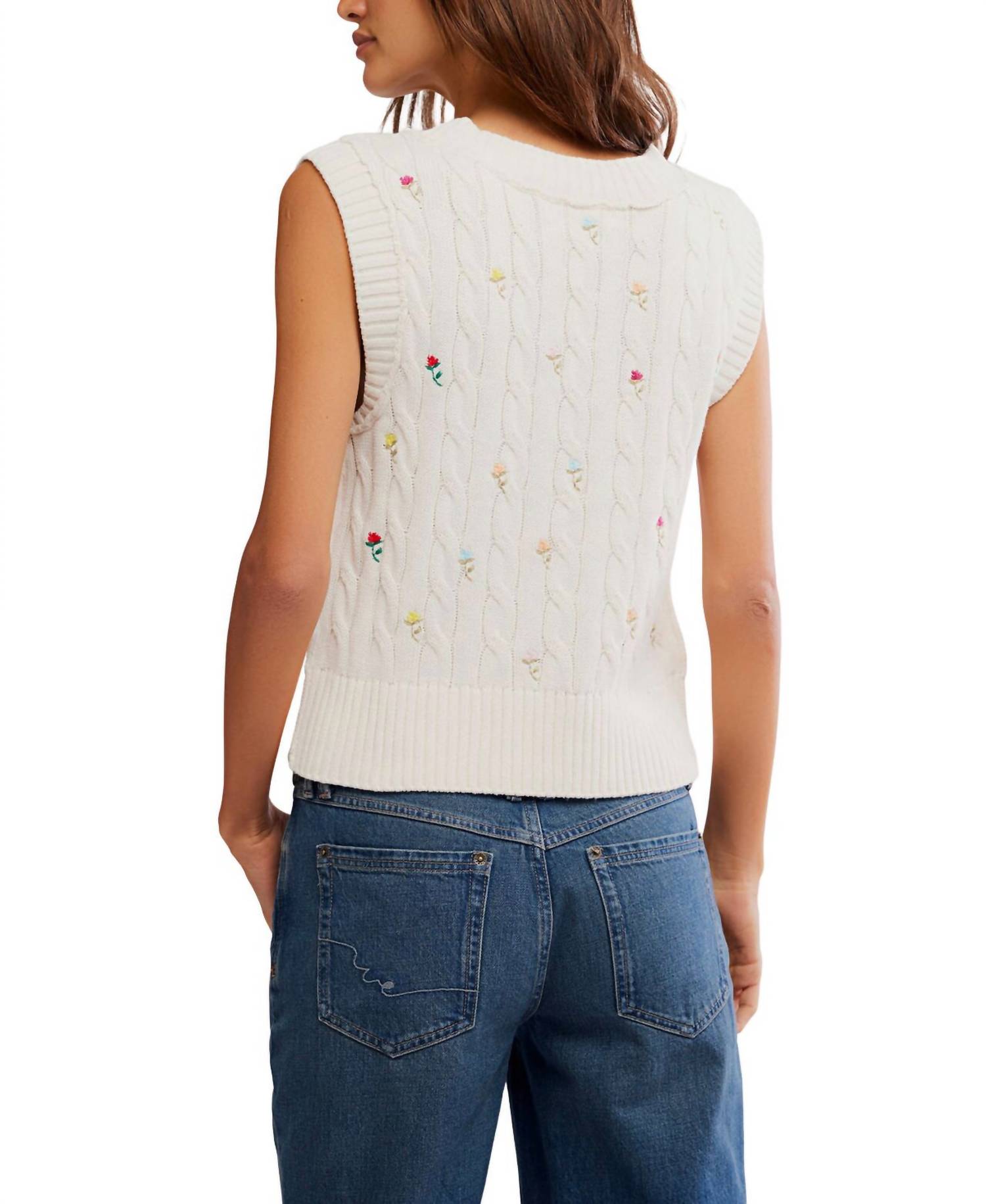 Free People - Plumeria Floral Vest