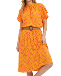 LeLe de Baltzac Sistine Tulip Sleeves Top in yellow - women's blouse - view 5