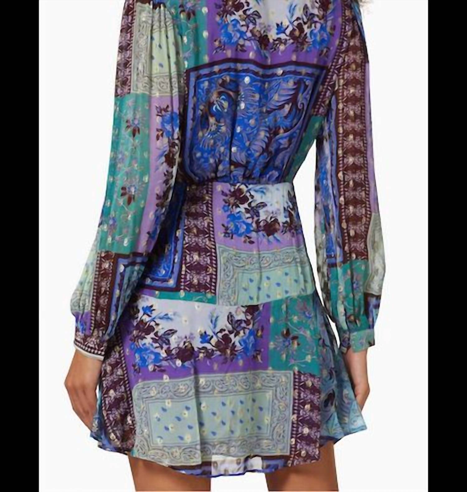 Rixo - Indy Patchwork Mini Dress
