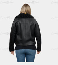 Lusso Beni - Swirl Leather Jacket