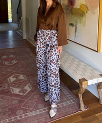 GLAM Nile Wide Leg Pants in blue - women's pants