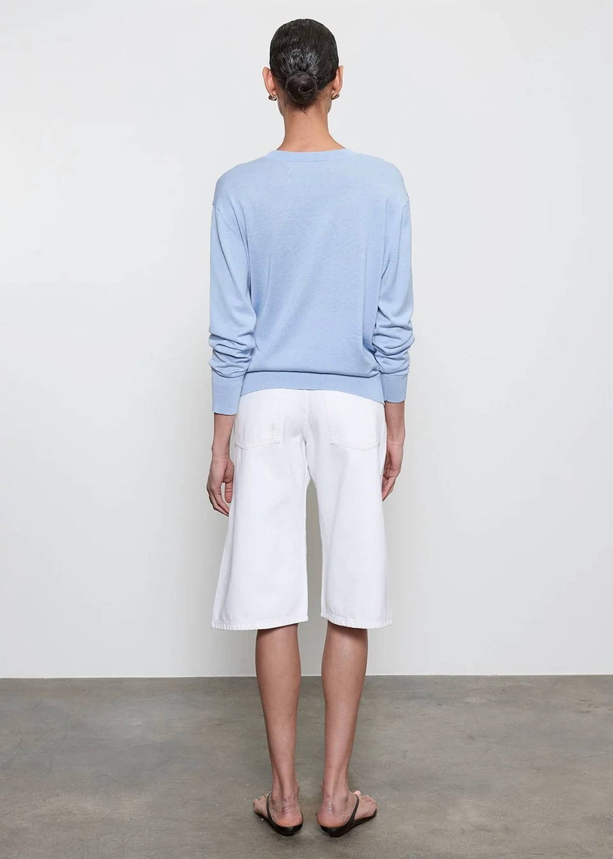 Enza Costa - Silk Knit Crew Sweater