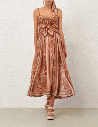 Zimmermann - Aster Scarf Midi Dress