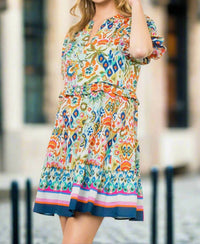 Thml - Fiori Puff Sleeve Floral Mini Dress