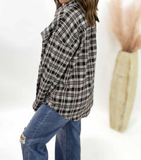 Mikarose - Autumn Maple Plaid Shacket