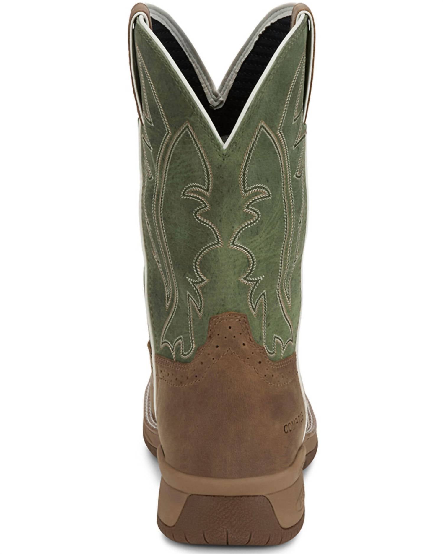 Justin - Men's Nano Composite Toe Oil And Slip Resist Boot - Wide