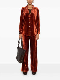 Forte Forte - Pliss Velvet Flare Pant