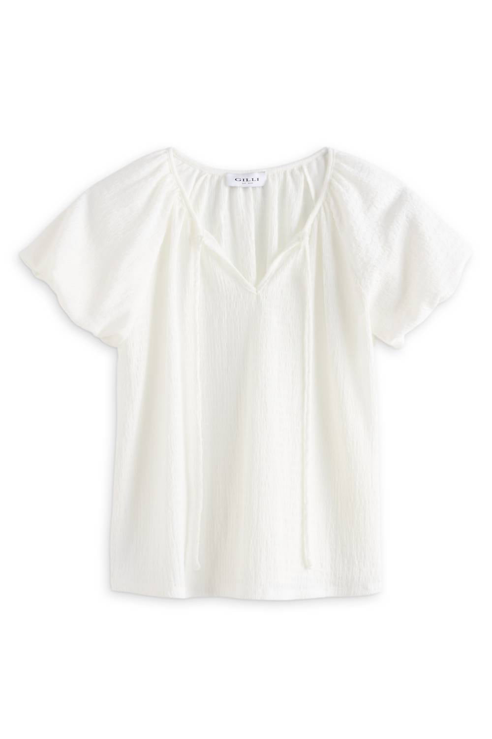 Gilli - Women's Jocelyn Tie Neck Knit Top