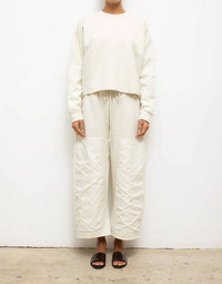 Leset - Jamie Patch Crewneck Pullover Sweater