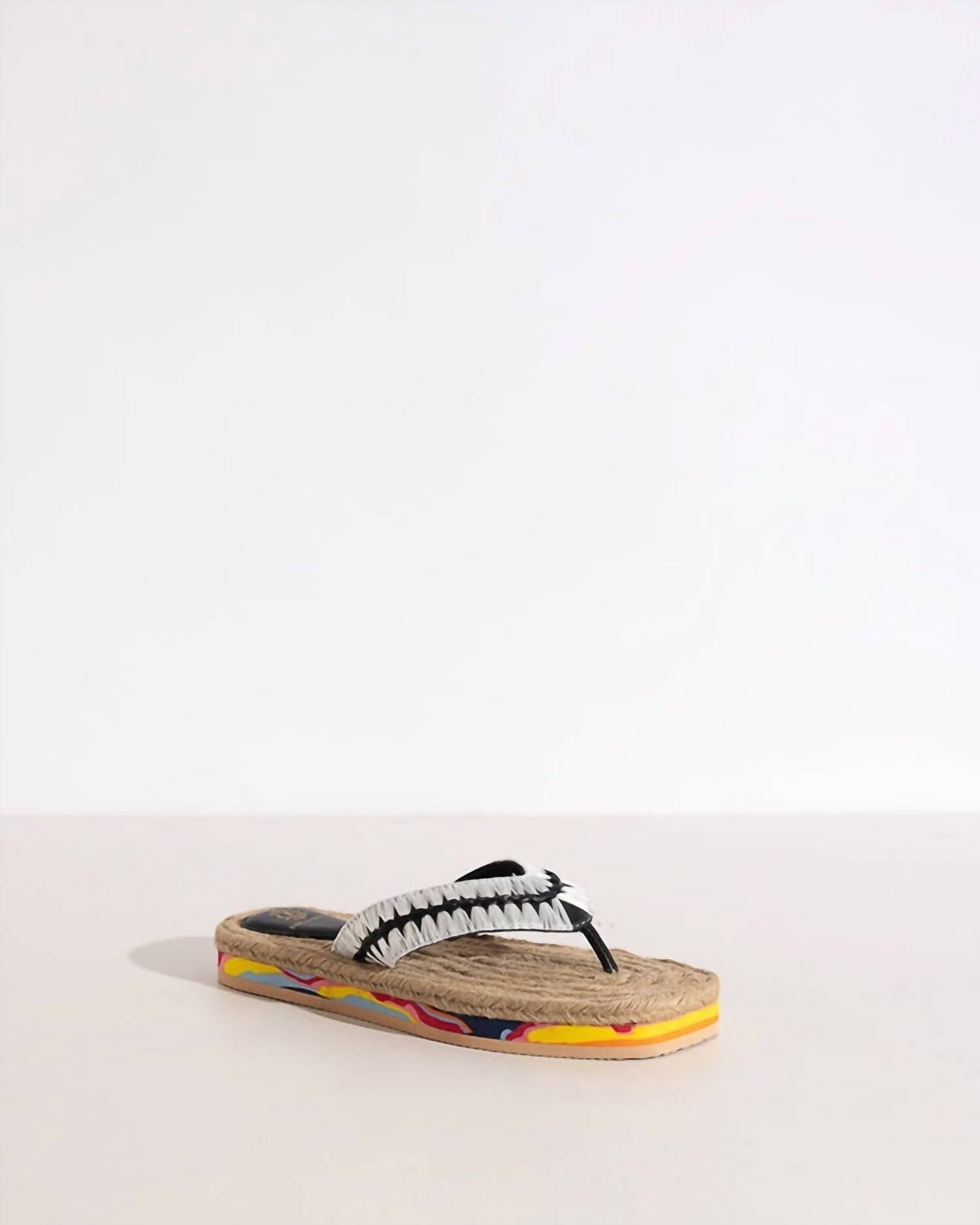 De Siena - Women's Lou Raffia Sandal