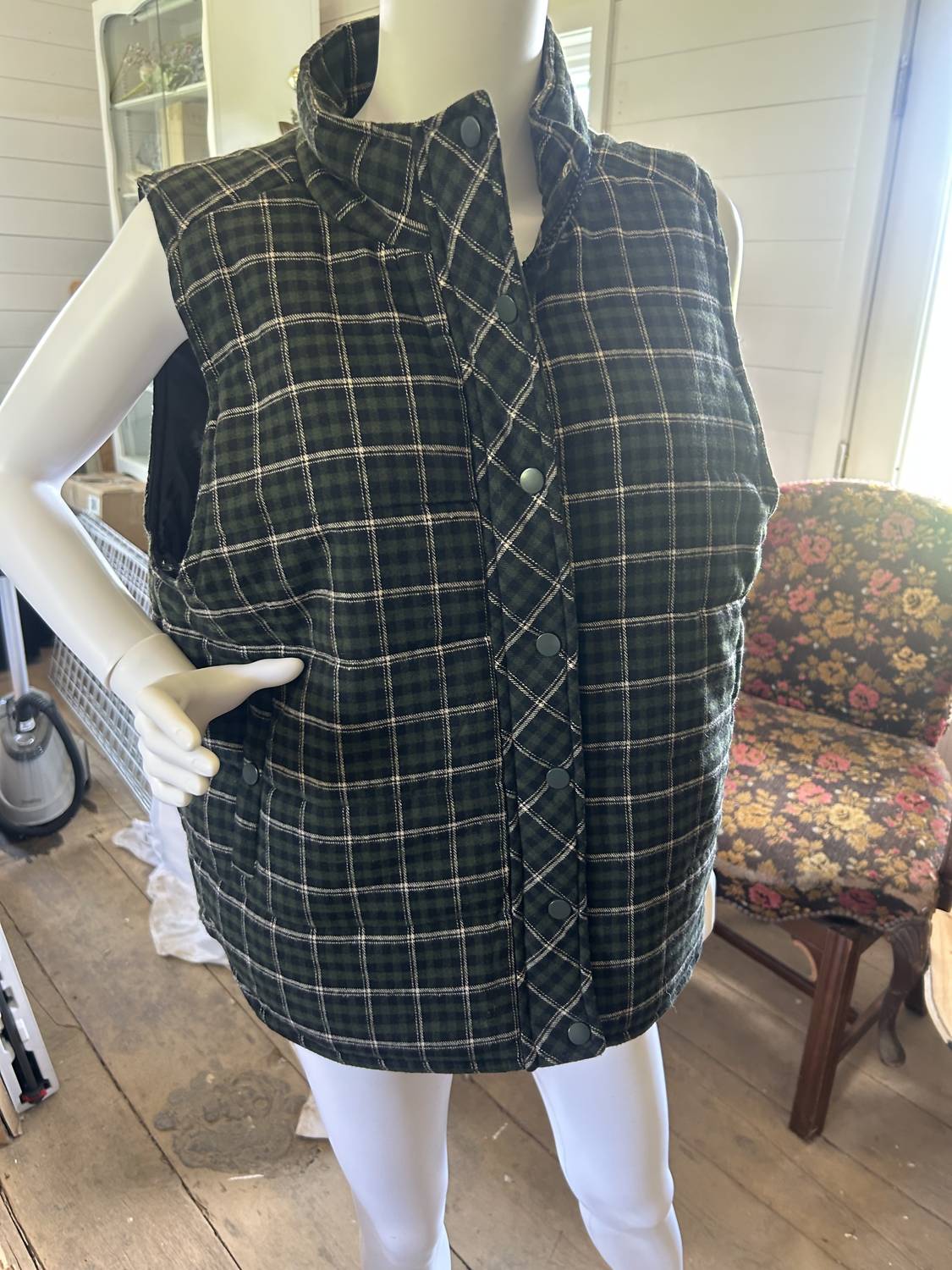 Staccato - Women's Plaid Puffer Vest