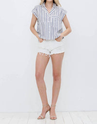 Blue B - Stripe Western Button-up Shirt