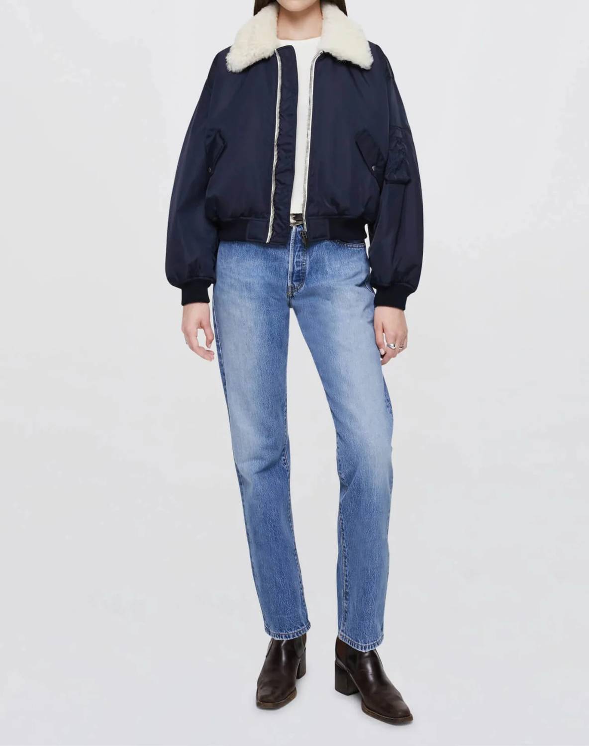 Re/Done - Shrunken Bomber Jacket