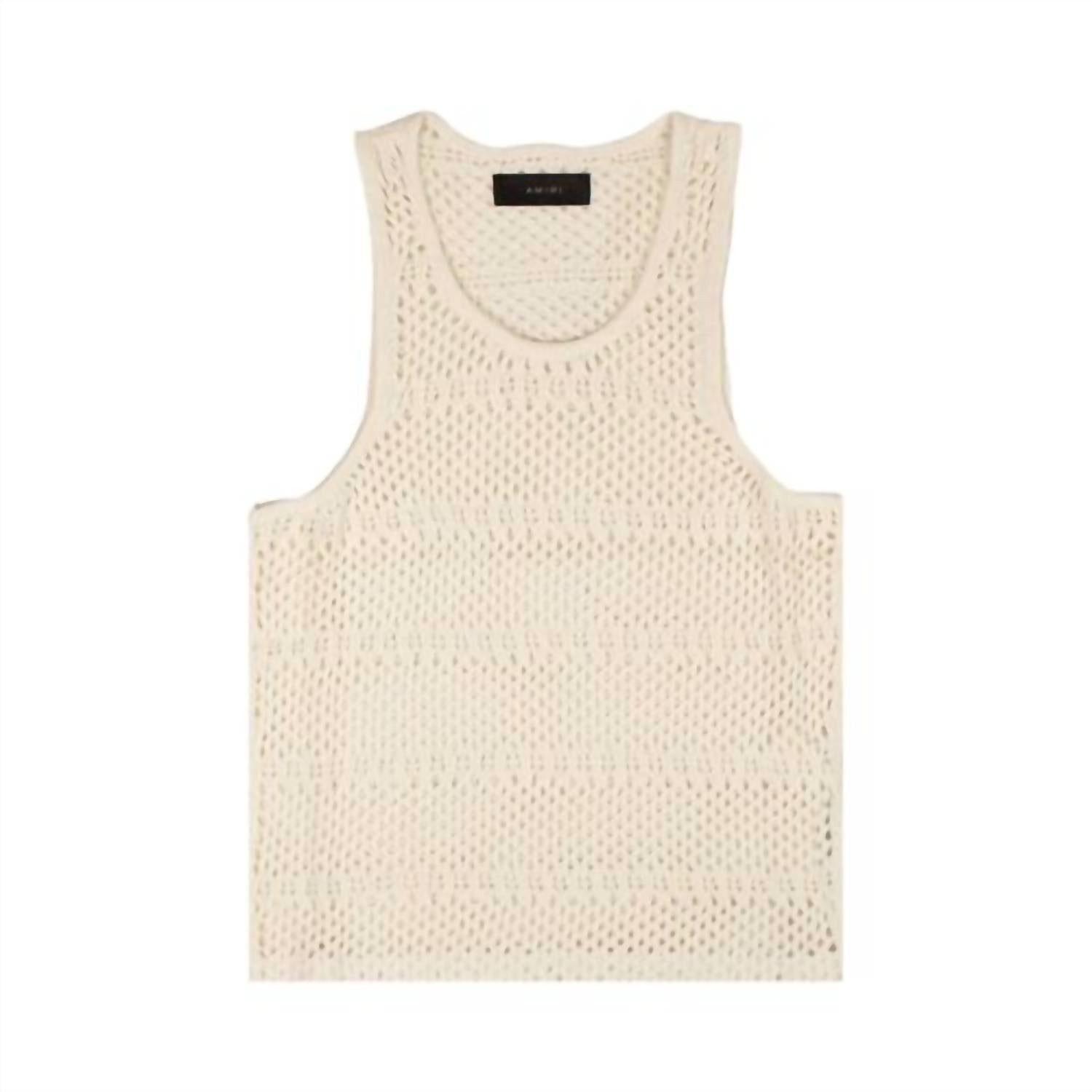 Amiri - Boyfriend Crochet Tank Top