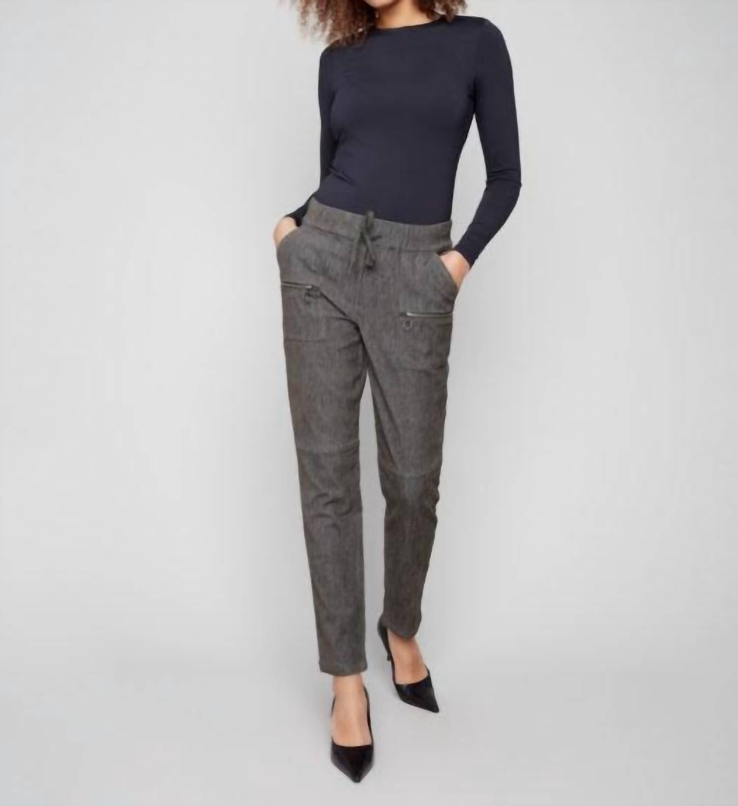 Charlie B - Pull On Baby Corduroy Jogger Pants With Zip Pockets