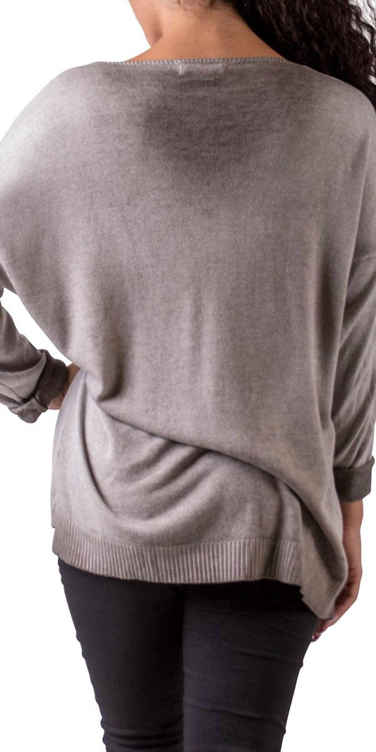 Gigi Moda - Donna Knit V-neck Sweater